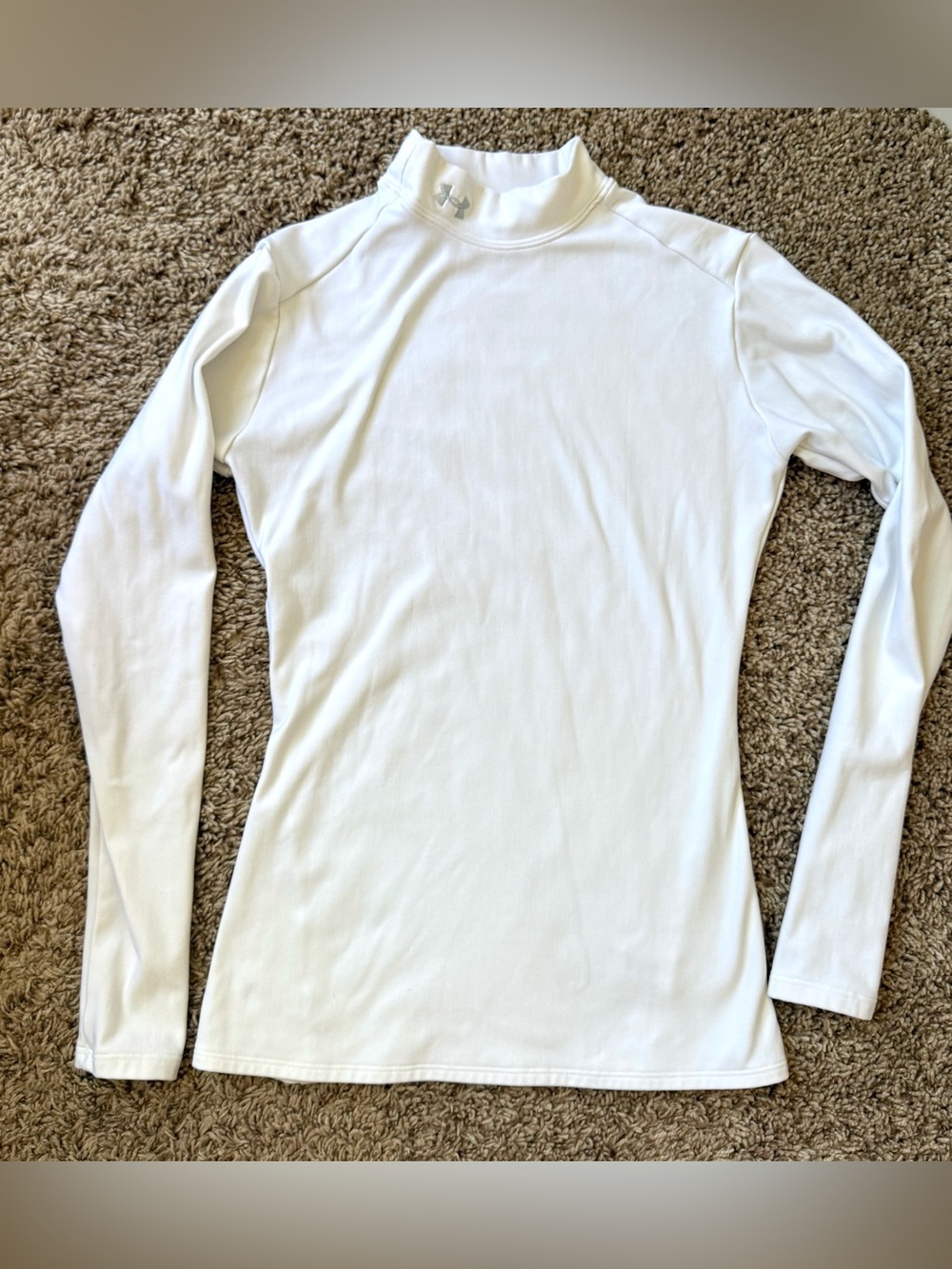 Under Armour White Mock Neck Top Women’s Medium